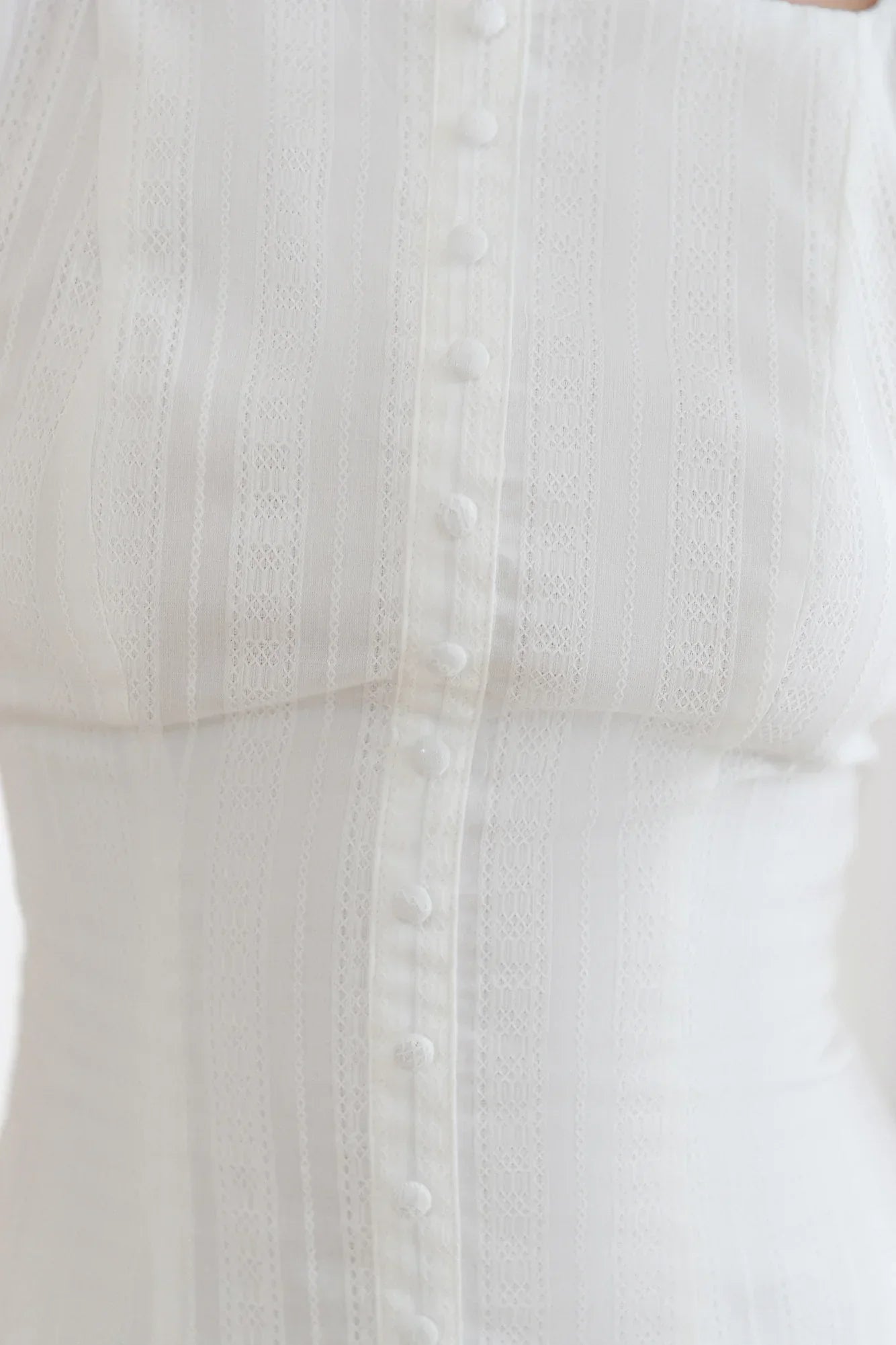 Dainty Style Mini Dress White