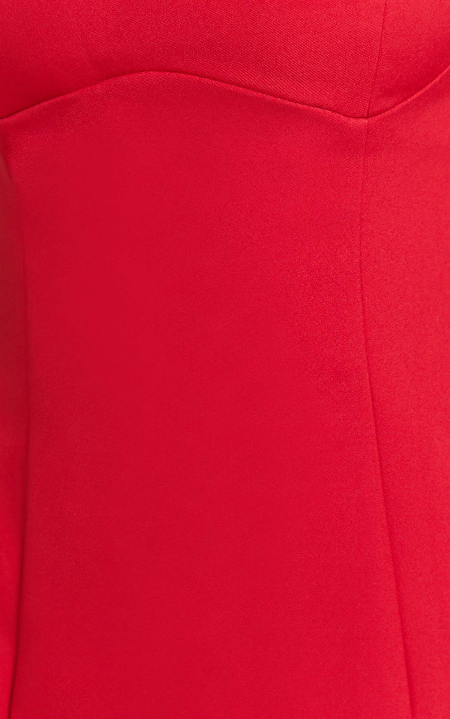 Aretha Mini Dress Corset Panel Dress in Red