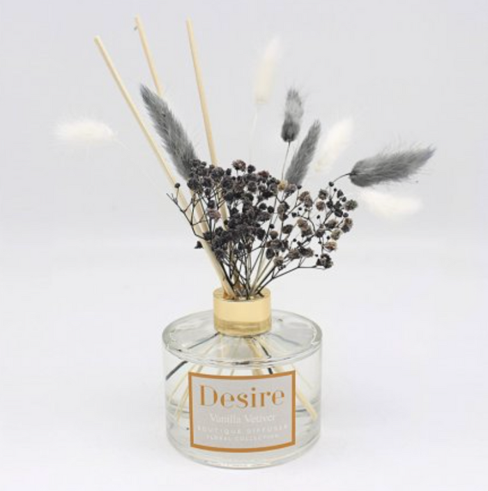 Desire Grey Pampas Diffuser - Modern Home Interiors