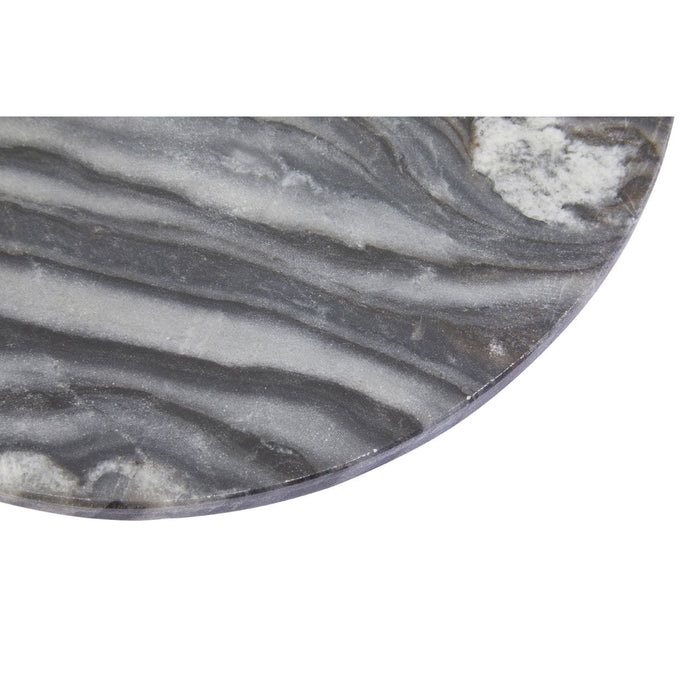 Grey Marble Paddle Serving Board - Round - Modern Home Interiors