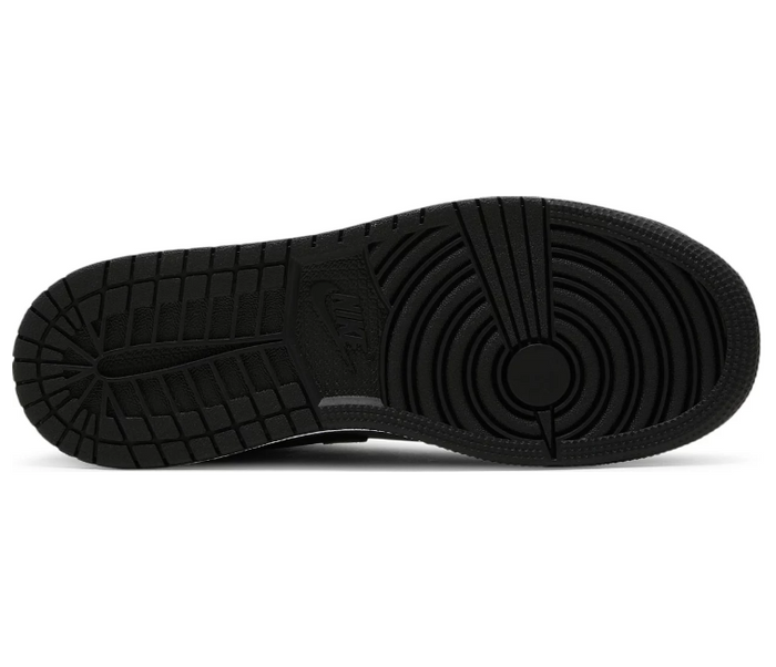 GS Nike Air Jordan 1 Mid (Black/Particle Grey)