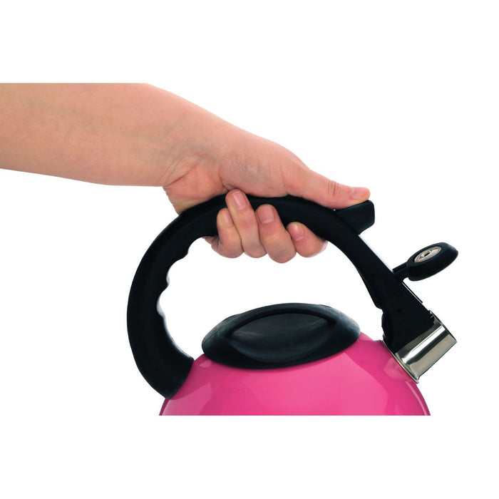 Kitchen Essentials Stainless Steel Whistling Kettle - 2.5L - Modern Home Interiors