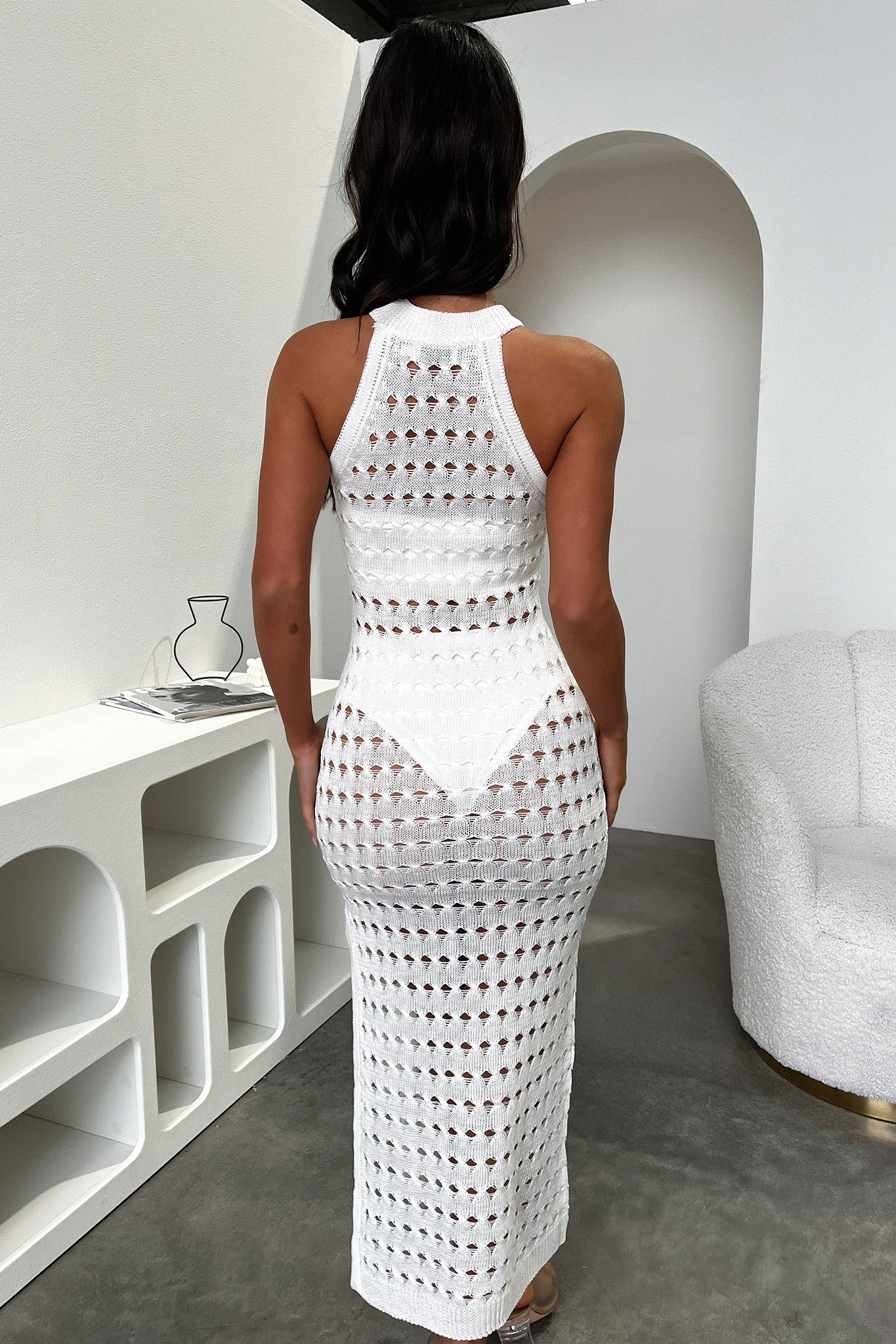 Lannon Midi Dress - White