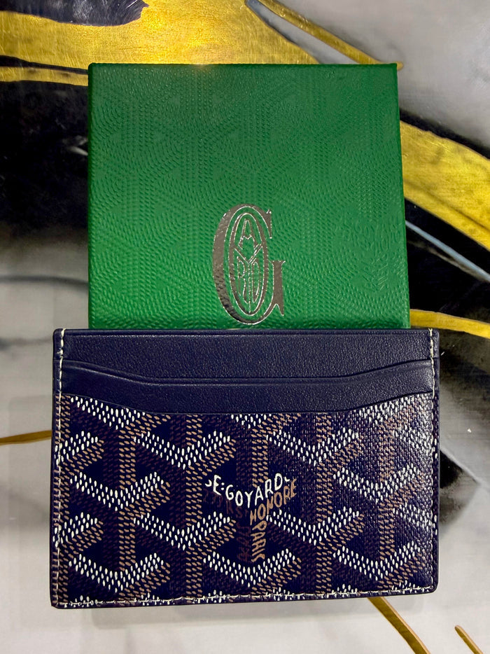 Tarjetero Goyard Azul