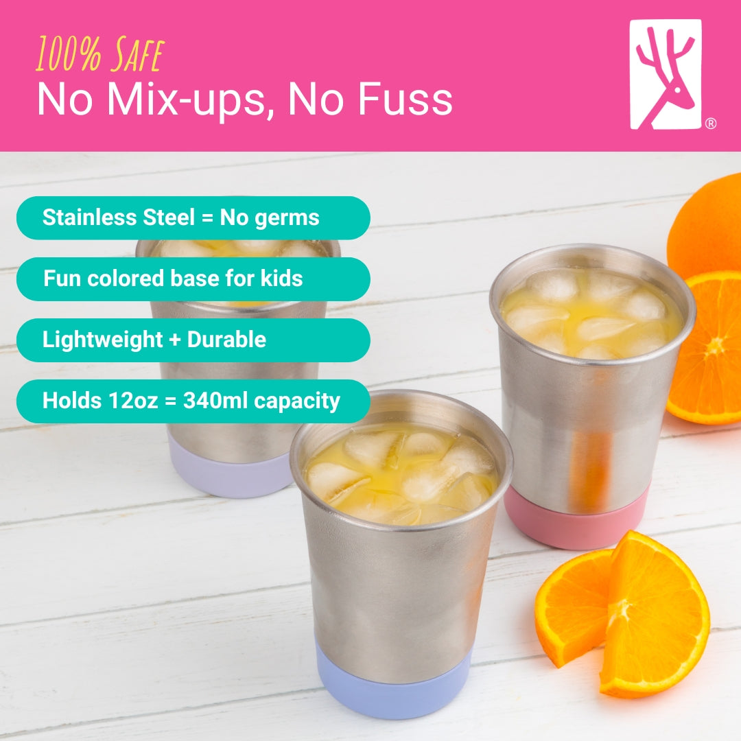 Stainless Steel 12oz Cups (MistyBlue/Navy/Gray/Sage)