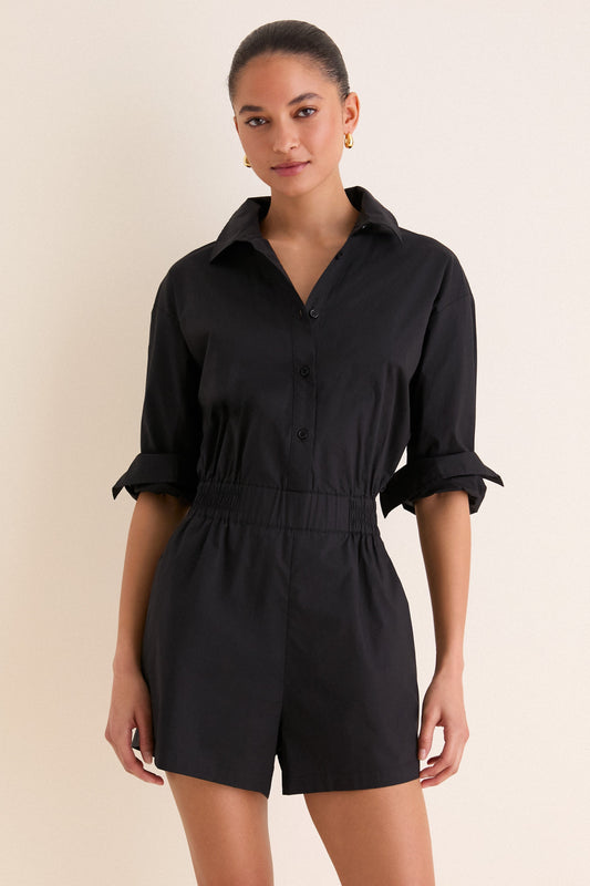 Black Hartwell Playsuit