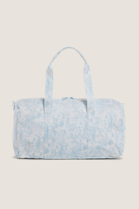 Blue Bunny Toile Weekender Duffel Bag