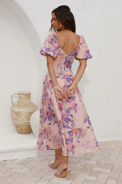 Sing Along Maxi Dress Pink