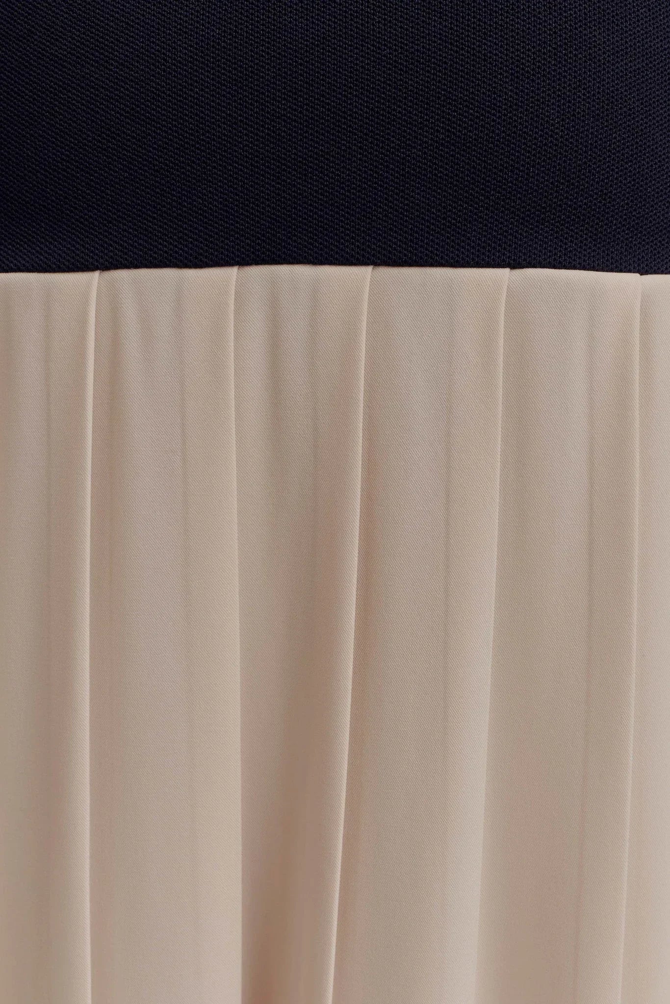 Presley Contrast Knit Off Shoulder Maxi Dress - Navy And Cream