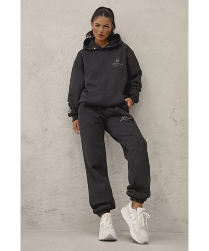 811 Originals Unisex Boys Club Sweatpants (Black Wash)