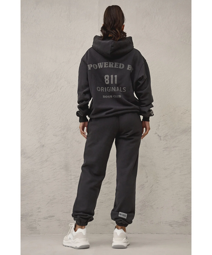 811 Originals Unisex Boys Club Sweatpants (Black Wash)