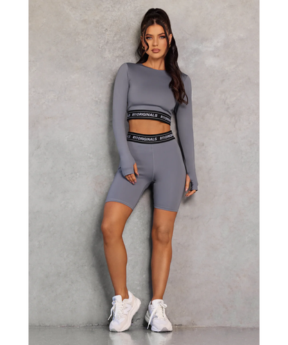 811 Originals Women's Long Sleeve Top (Charcoal)