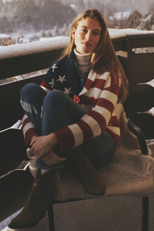 American Flag Lindsey Cardigan