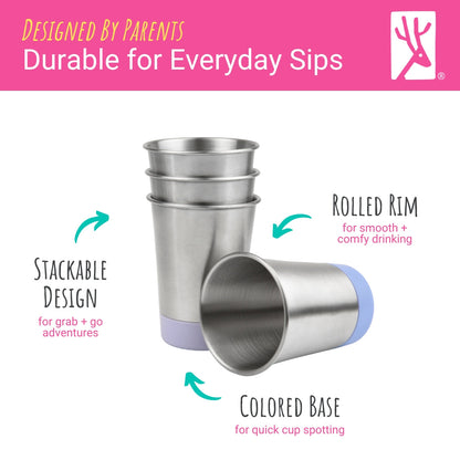 Stainless Steel 12oz Cups (MistyBlue/Navy/Gray/Sage)