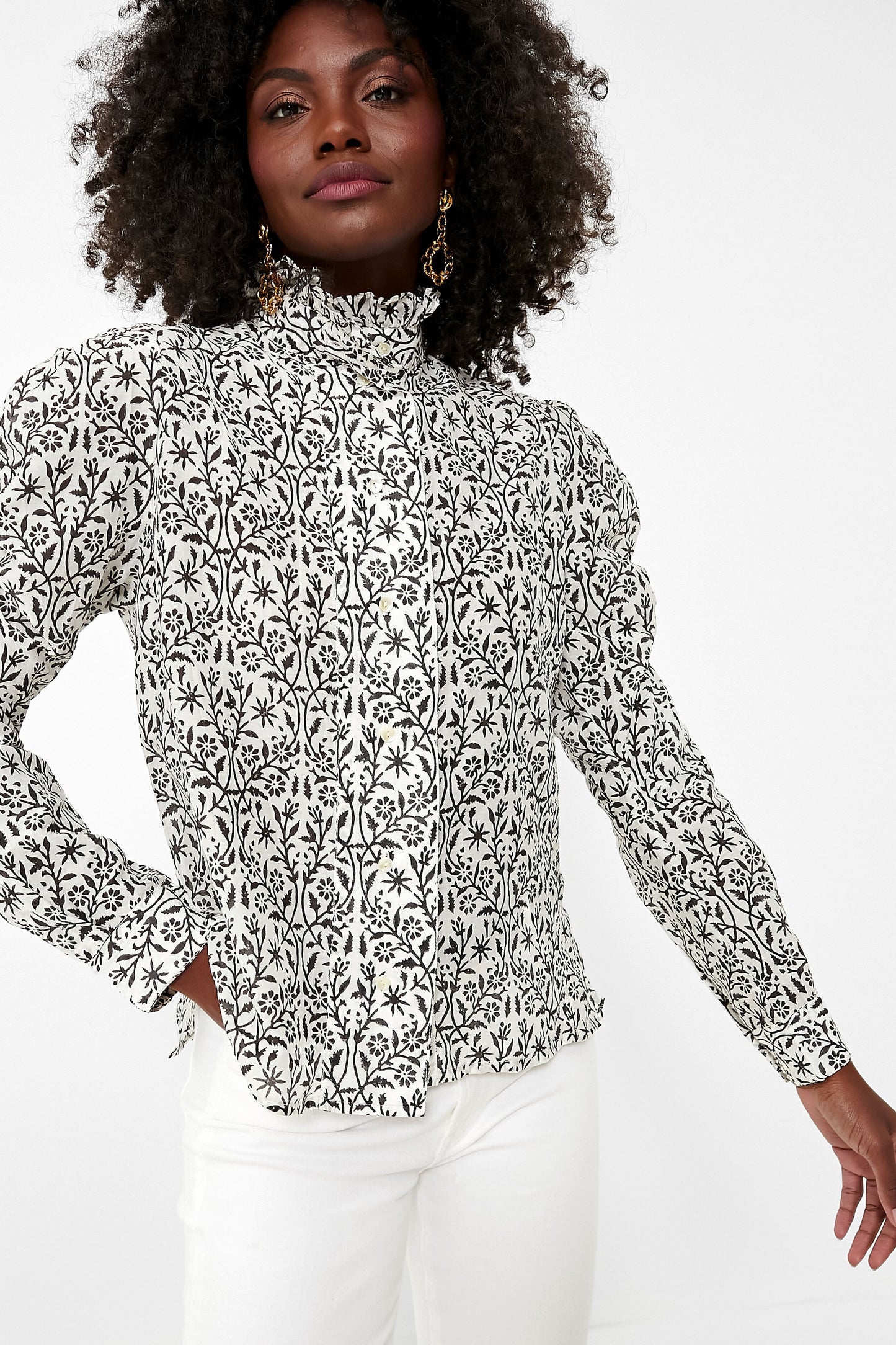 Black Wind Blouse