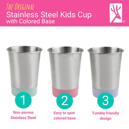 Stainless Steel 12oz Cups (MistyBlue/Navy/Gray/Sage)