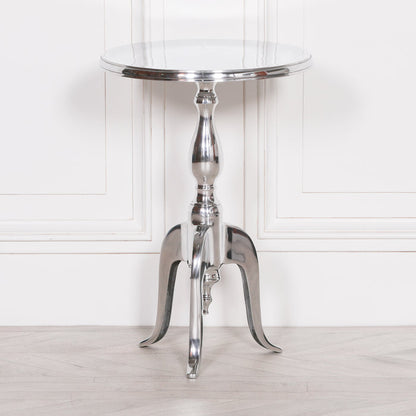 Aluminium Round Side Table - Modern Home Interiors
