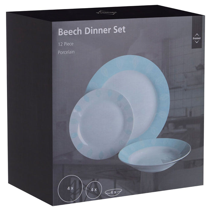 Beech Dinner Set (12pc) - Modern Home Interiors