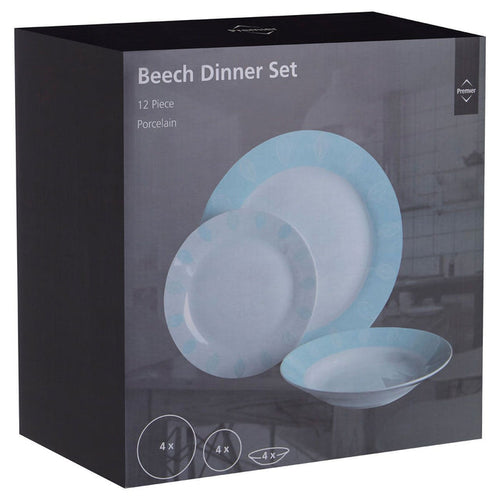 Beech Dinner Set (12pc) - Modern Home Interiors