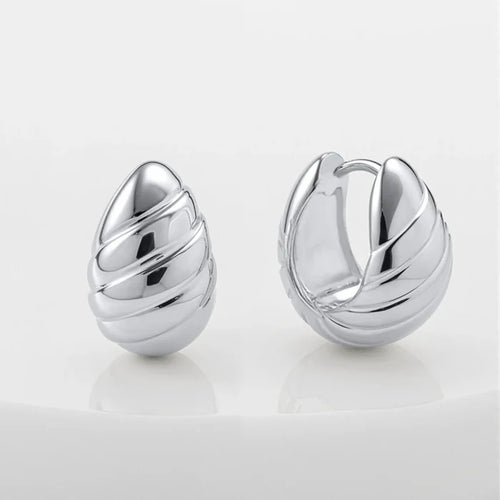 Bronte Hoop - Silver