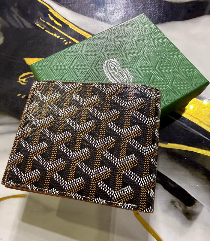 Cartera Goyard Negro / Cognac