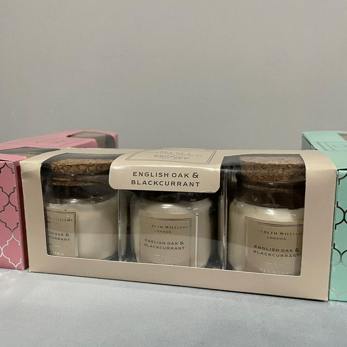 Elizabeth Williams London Home Fragrance Pastel Set of 3 Candles Gift Set - Modern Home Interiors