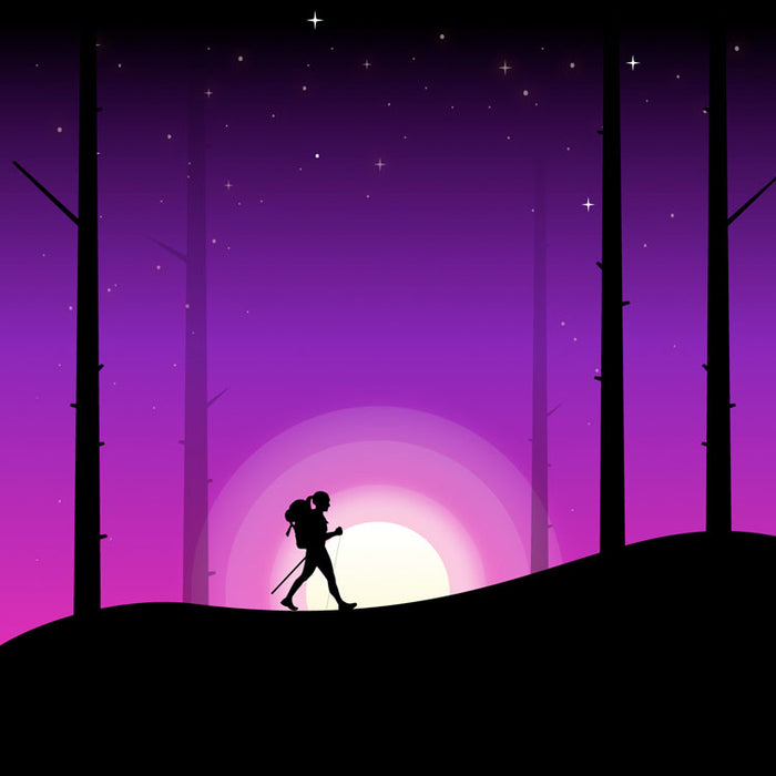 Deep sleep meditation music with piano, flute, and nature sounds.