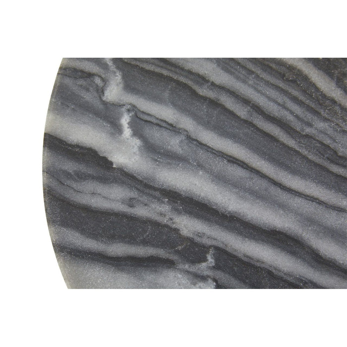 Grey Marble Paddle Serving Board - Round - Modern Home Interiors
