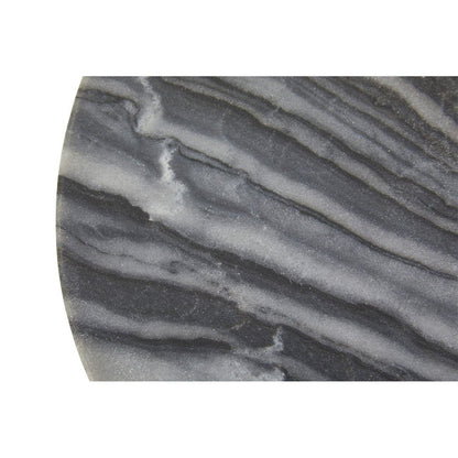 Grey Marble Paddle Serving Board - Round - Modern Home Interiors