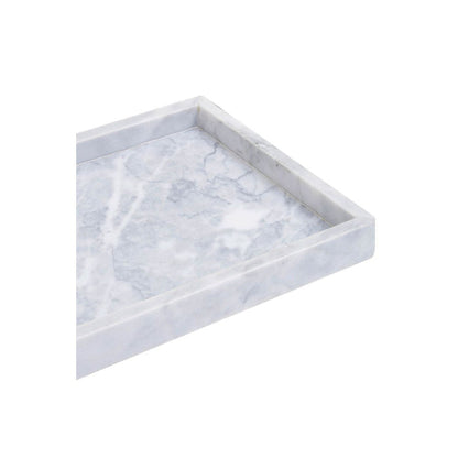 Grey Solid Marble Stone Tray - Modern Home Interiors