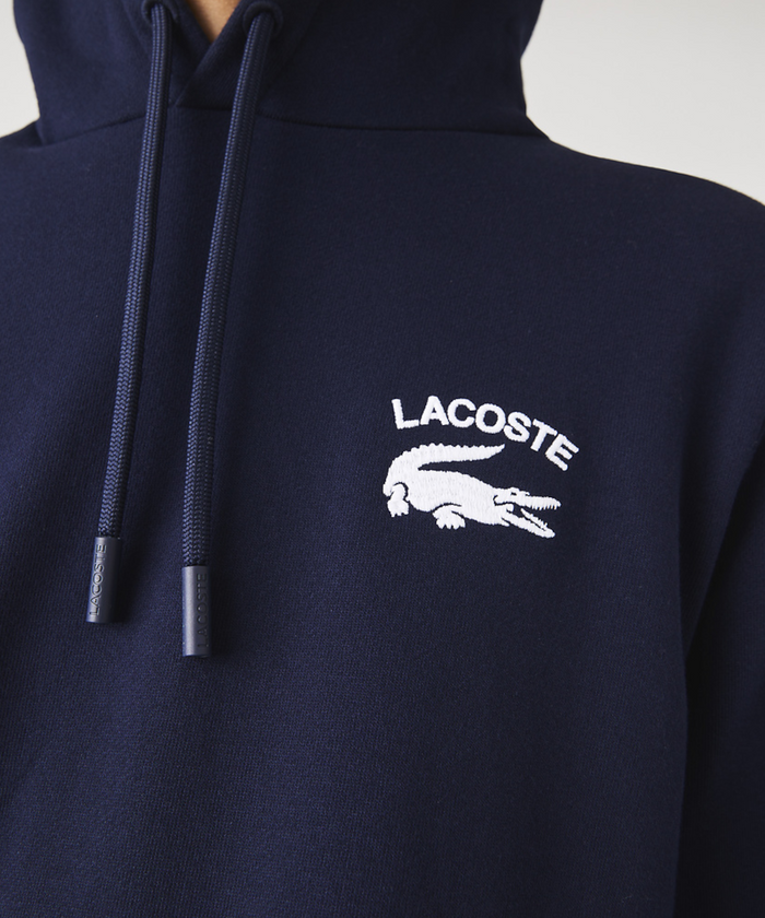 Lacoste Soft Branding Hoodie (Navy)