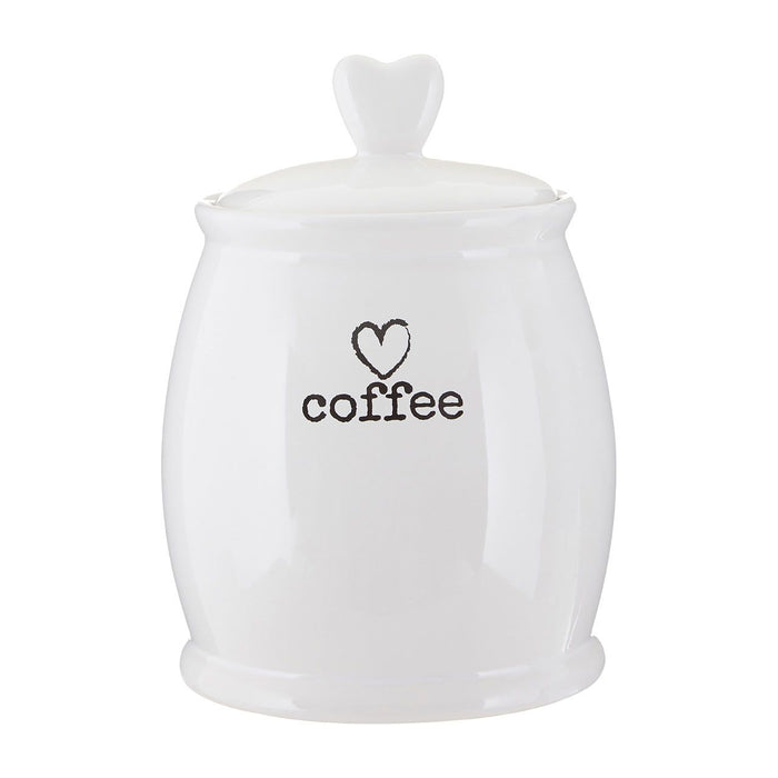 Love Heart Charm Coffee Canister - Modern Home Interiors