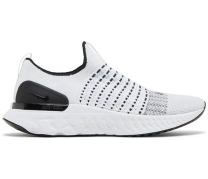 Men's Nike React Phantom Run (True White/Black)
