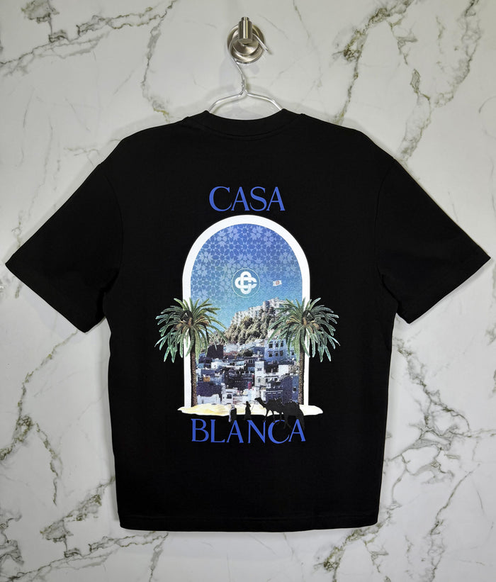Playera 100% Algodón Casa Blanca Cuello Redondo