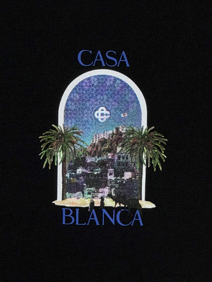 Playera 100% Algodón Casa Blanca Cuello Redondo
