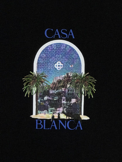 Playera 100% Algodón Casa Blanca Cuello Redondo