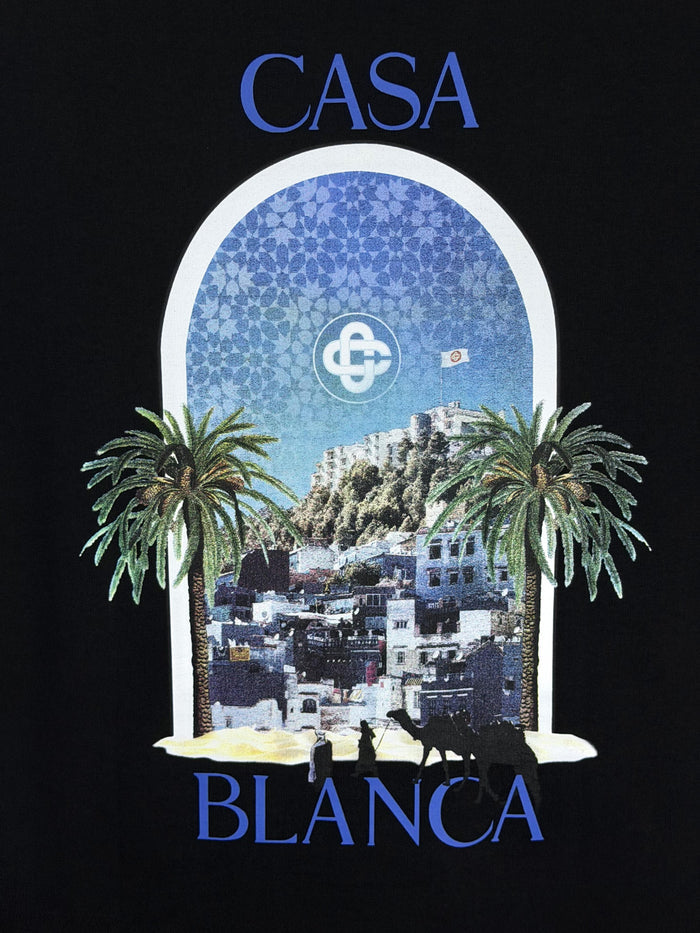 Playera 100% Algodón Casa Blanca Cuello Redondo
