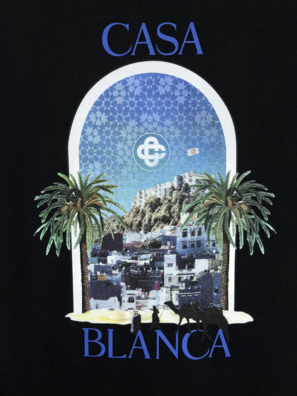 Playera 100% Algodón Casa Blanca Cuello Redondo