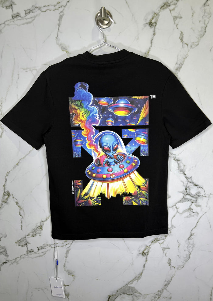 Playera 100% Algodón Off White Cuello Redondo