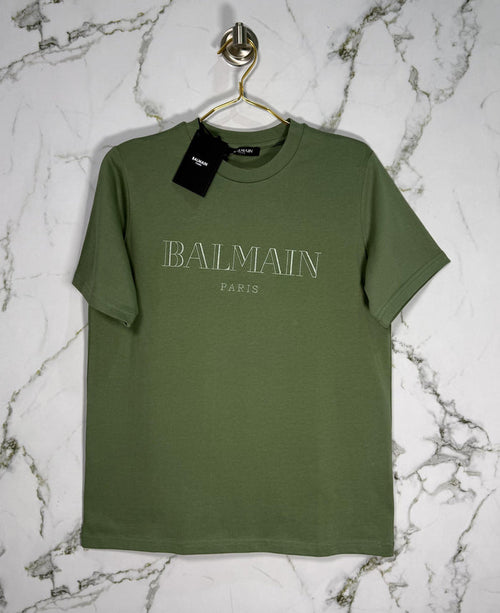 Playera Calidad Alta Balmain Cuello Redondo