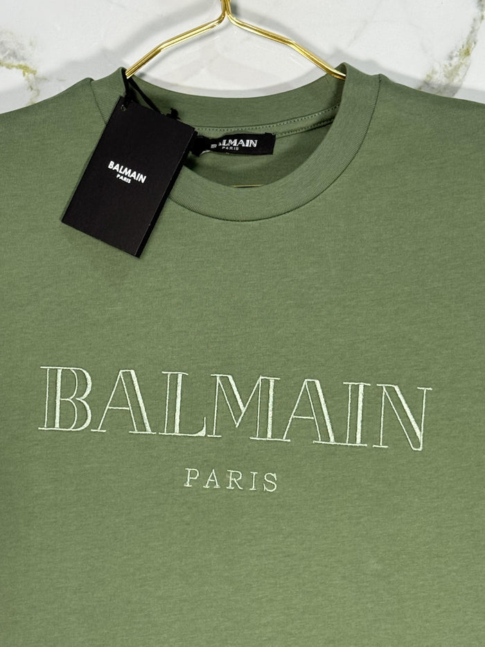 Playera Calidad Alta Balmain Cuello Redondo