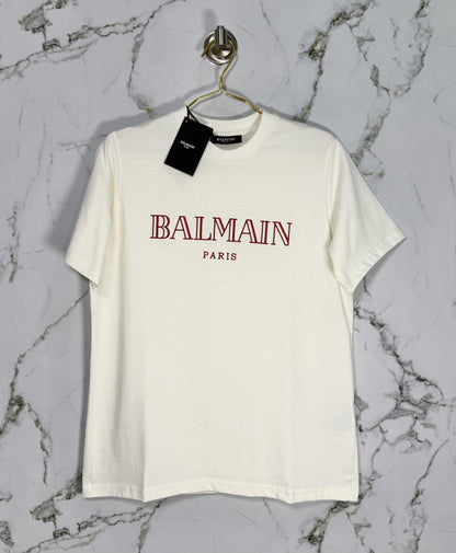 Playera Calidad Alta Balmain Cuello Redondo