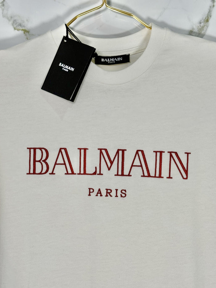 Playera Calidad Alta Balmain Cuello Redondo