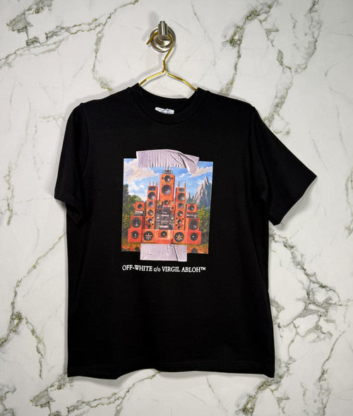 Playera Calidad Alta Off White Cuello Redondo