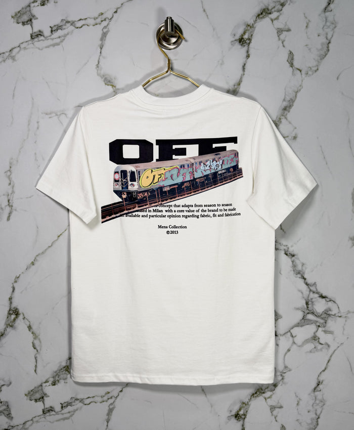 Playera Calidad Alta Off White Cuello Redondo