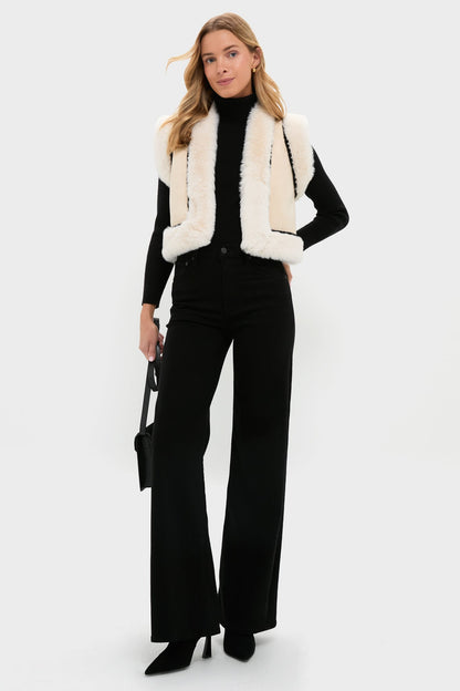 Black Arlo Ribbed Turtleneck