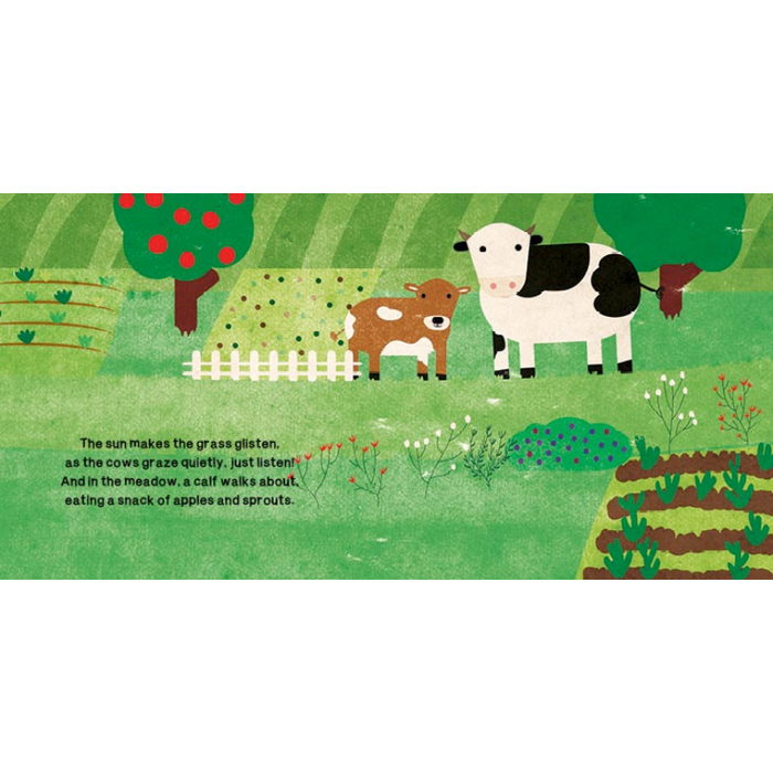 Sassi Book and Giant Puzzle - The Farm, 30 pcs