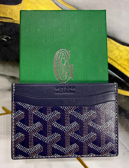 Tarjetero Goyard Azul