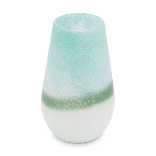 Torquoise Glass Vase - Small - Modern Home Interiors