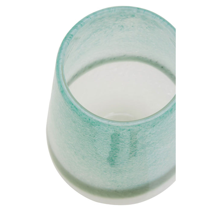 Torquoise Glass Vase - Small - Modern Home Interiors